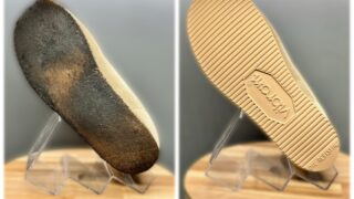 クラークス「ワラビー」からビブラムスポンジソールにカスタム