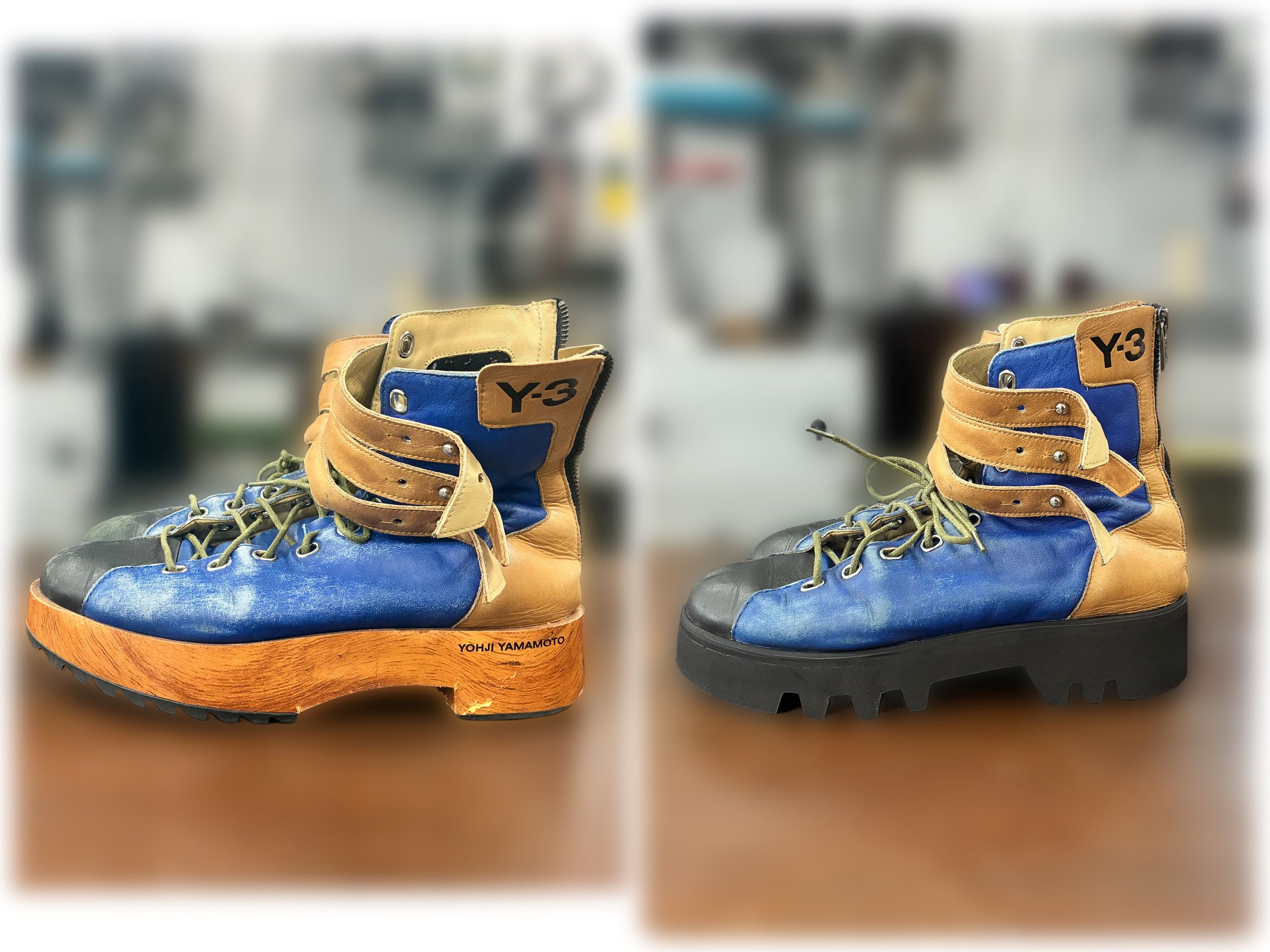 Y-3】スニーカー厚底ソールの交換-VIBRAM 9107 TWEETY ソール