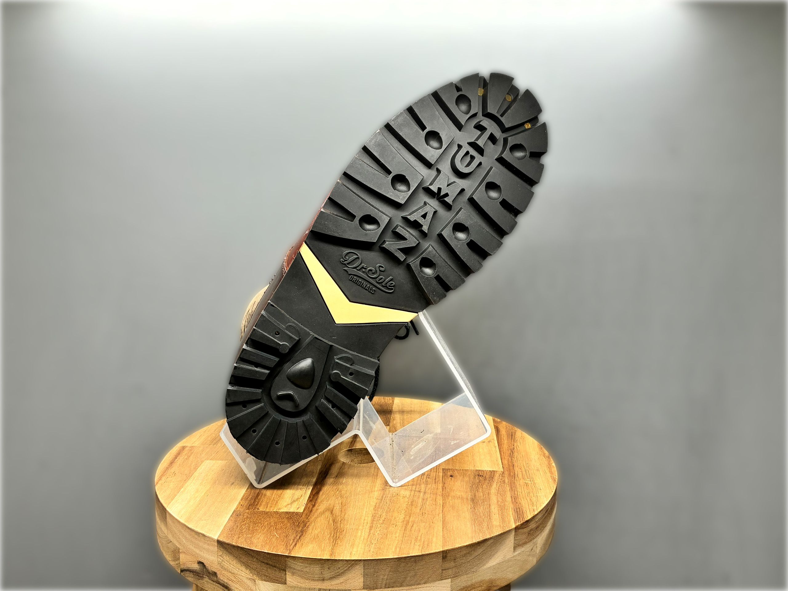 Tumaz Lug Full Sole Black」ドクターソールブーツカスタム！ - a 